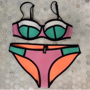 Paradise Palms Poppy Bikini Set